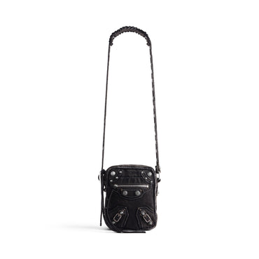 Le Cagole Men Crossbody - Charcoal Black
