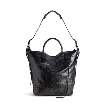 Le Cagole Tote M - Black