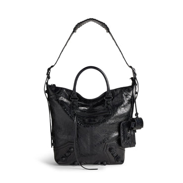 Le Cagole Tote M - Black