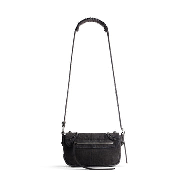 Le Cagole Men Flap Bag Xs - Charcoal Black