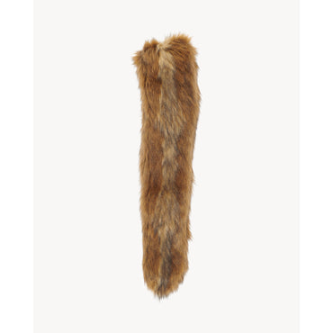 Savage Fake Fur Scarf - Light Brown