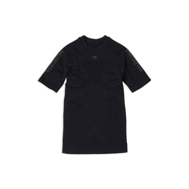 S/S Crewneck Athletic Top - Black