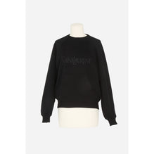 Sweat Rond Raglan Double Moll - Noir