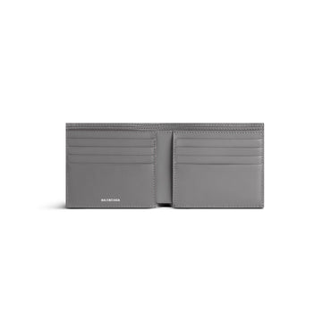 Bb Monog Emb Sq Fold W - Dark Grey