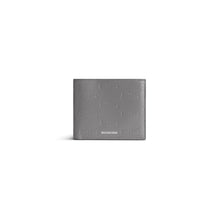 Bb Monog Emb Sq Fold W - Dark Grey