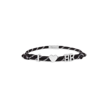 I (Love) Bb Choker - Black/White/Silver