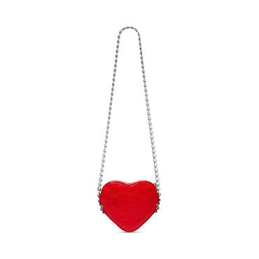 Le Cagole Heart Mini Bag - Tomato Red