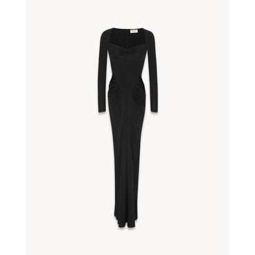 Robe Jersey Shiny - Noir