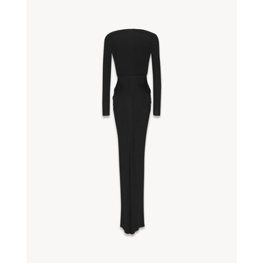 Robe Jersey Shiny - Noir