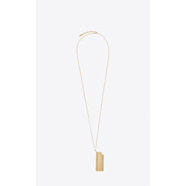 Collier Necklace In Brass Metal - Dore