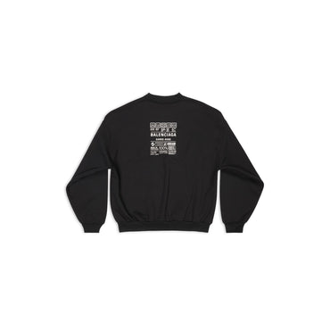 Crewneck Sweater - Black/White