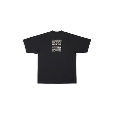 Medium Fit T-Shirt - Black/White