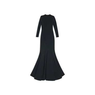 Maxi Mermaid Gown - Black