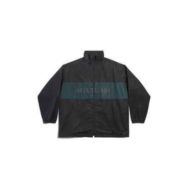 Logo Zip-Up Jacket - Black