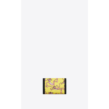 YSL x Pink Panther Wallet - Giallo/Rosa/Nero