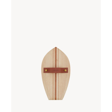 HANDBOARD WOOD WOOD/ LEATHER - REAL BEIGE