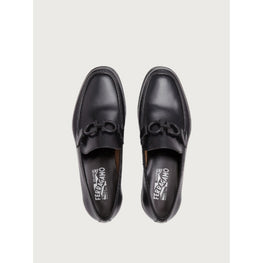 Moccasin with Gancini Ornament - Black