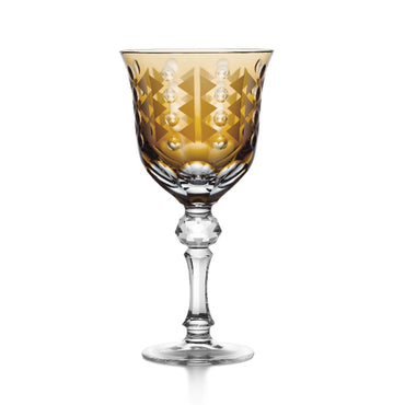 73245001 - Lc Berries Ambr Stm Red Wine Glass