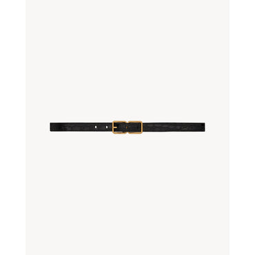 Fine Ceinture Double Cadre - Nero