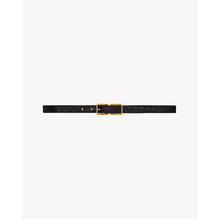 Fine Ceinture Double Cadre - Nero