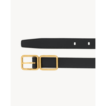 Fine Ceinture Double Cadre - Nero