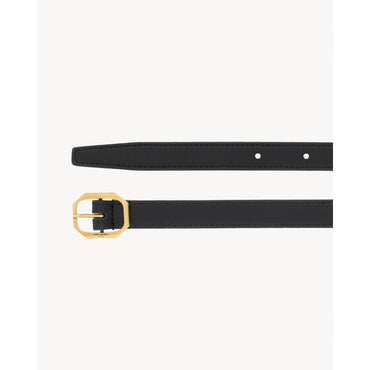 Fine Ceinture Boucle Frame - Nero