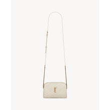 Gaby Zipped Pouch On Chain - Crema Soft