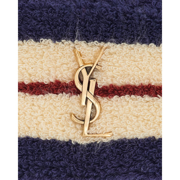 BRACELET EPONGE RAYURES - OFF WHITE/BLUE