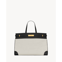 L Manhattan Suppl Shopping Bag - Greggio/Nero