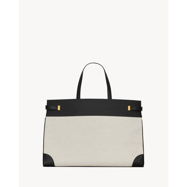 L Manhattan Suppl Shopping Bag - Greggio/Nero
