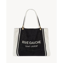 Rive Gauche Towel Cabas - Nero/Bianco