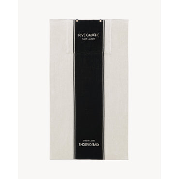 Rive Gauche Towel Cabas - Nero/Bianco
