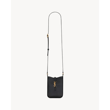 YSL POUCH CROSSB.5A7 QUEENS CA - NERO/GOLD