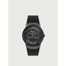 Ferragamo Sapphire 41mm Watch - Black Ip/Black