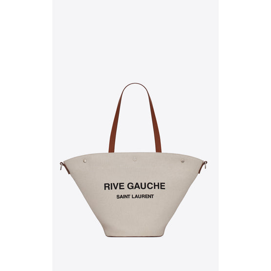 Rive Gauche Cabas In New Senna - Greggio/Black/Brick