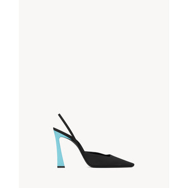 Blade 105 Slingback Pump - Nero/Heavenly Blue