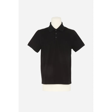 POLO SPORT PIQUE DE COTON - NERO/NERO