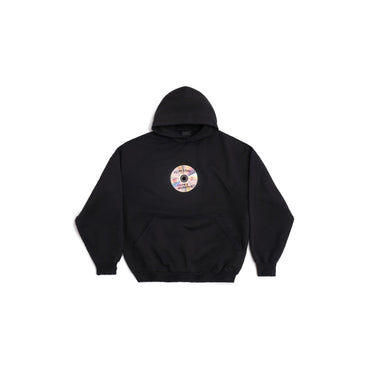 Large Fit Hoodie - Washed Black
