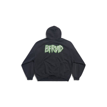 Large Fit Hoodie - Faded Black