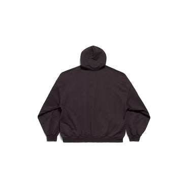 Large Fit Hoodie - Washed Black/Anthrac