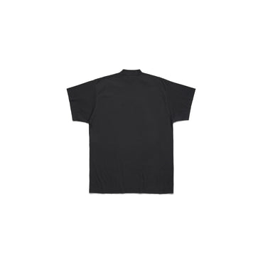 Oversized T-Shirt - Faded Black/White