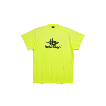 Oversized T-Shirt - Fluo Yellow/Black