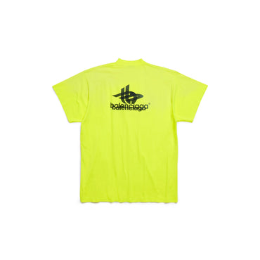 Oversized T-Shirt - Fluo Yellow/Black
