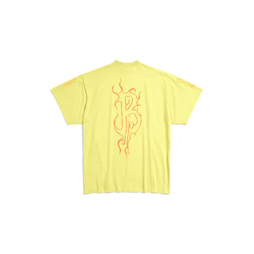 Oversized T-Shirt - Yellow/Red