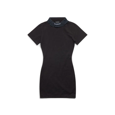 T-Shirt Mini Dress - Washed Black