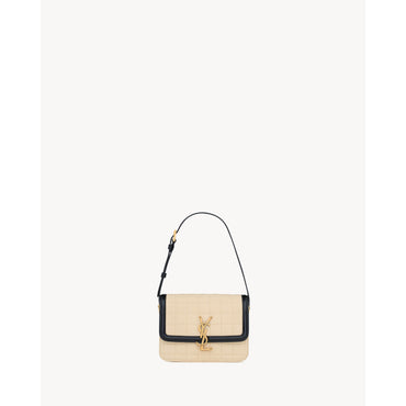 Small Solferino Satchel - Burro/Nero