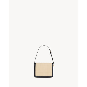 Small Solferino Satchel - Burro/Nero