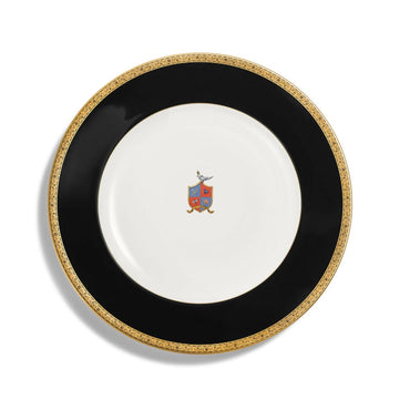 73914469 - Bc Crest Blk Dinner Plate