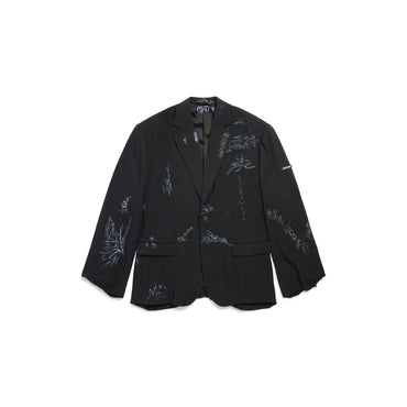 Skater Tailored Jacket - Black