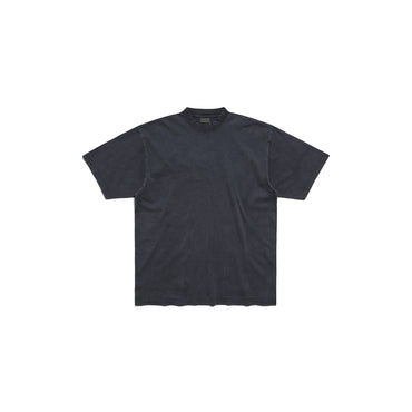 Medium Fit T-Shirt - Faded Black/White